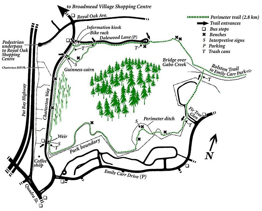 Rithet's Bog Trail Map